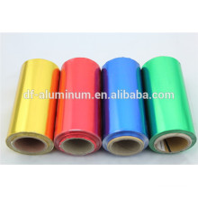 colored aluminium foil roll for hairdressing salon dyeing